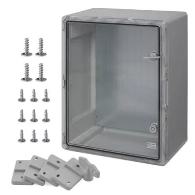 Afbeelding van Boxexpert Fleet IP65 grijs/transparant ABS kunststof behuizing (ABS, 500 x 400 240 mm, met inspectiedeur)