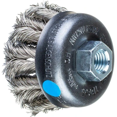 Afbeelding van PFERD 43305043 Combitwist komborstel getordeerd TBG Ø 65 mm M14 roestvrijstalen draad 0,35 voor haakse slijpers 1 stuk(s)