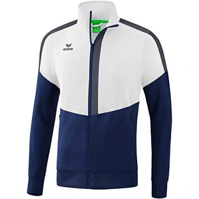 Afbeelding van Erima Squad worker jack wit/new navy/slate grey