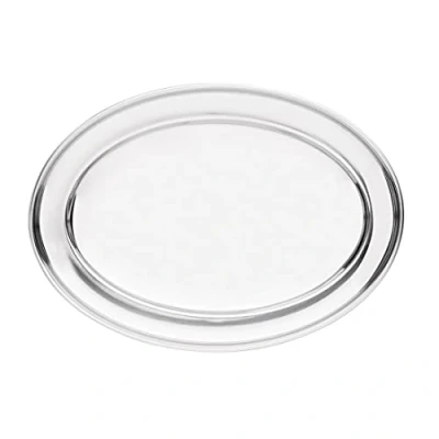 Afbeelding van Olympia ovale RVS serveerschaal 40cm