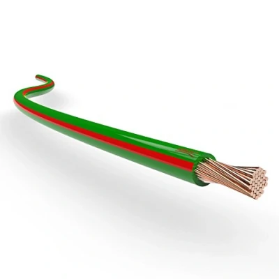 Afbeelding van Elektrische kabel voor de auto, 1,00 mm², 5 m of 10 m, selectie: (10 1,0 groen rood)