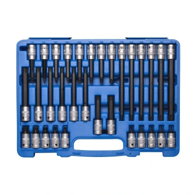 Afbeelding van SW Stahl 04423L Doppenset 32 Binnen Torx Chroom vanadium staal 1/2 Vierkant