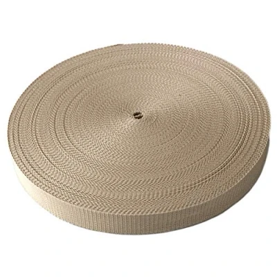 Afbeelding van Schnoschi Gurtband polypropyleen 10 meter lang vele verschillende kleuren en breedtes mm 15 20 25 30 40 50 (beige, mm)