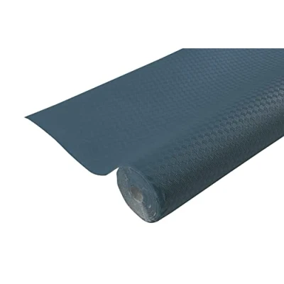 Afbeelding van Pro tafelkleed, ref. 800659l, doos van 16 wegwerptafelkleden gemaakt versierd papier, unieke, esthetische en diepe versiering, rol 6 m lang 1,20 breed, kleur: houtskool, in Frankrijk