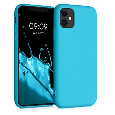 Afbeelding van kwmobile beschermhoes compatibel met Apple iPhone 11, zachte en dunne van TPU silicone, Indiaas blauw