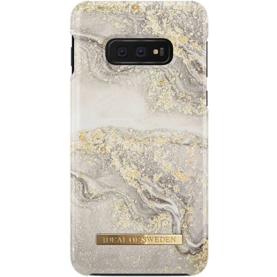 Afbeelding van iDeal of Sweden Fashion Case Sparkle Greige Marble Samsung Galaxy S10e