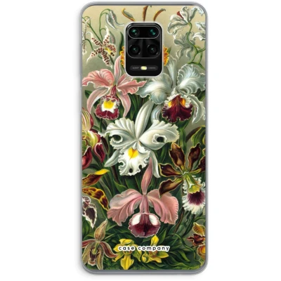 Afbeelding van Case Company® hoesje geschikt voor Xiaomi Redmi Note 9 Pro Haeckel Orchidae Soft Cover Telefoonhoesje Bescherming aan alle Kanten en Schermrand