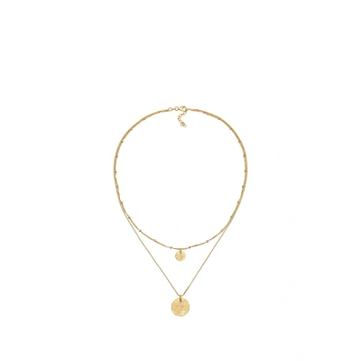 Afbeelding van Elli Layer LOOK Ketting goldcoloured, Dames, Maat: 40, Gold coloured