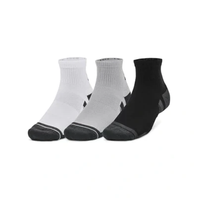 Afbeelding van Under Armour UA Performance Tech 3pk Qtr Unisex Sportsokken Grijs Maat XL