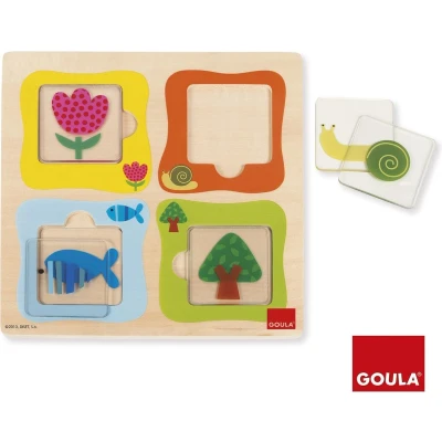 Afbeelding van Goula Transparante Slangen Puzzel Kinderpuzzel