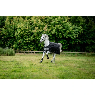 Afbeelding van Amigo Turnout Bravo 100g Black/Titanium Grey 160/213 Agradi.be