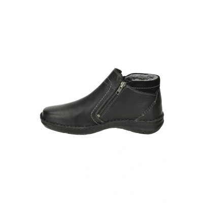 Afbeelding van Josef Seibel New Antwerpen 04 herenlaarzen, breedte K (extra breed), uitneembare binnenzool, zwart.