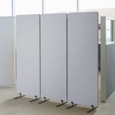 Image de VEVOR Cloison de Séparation Paravent 3 Panneaux 184 cm en Polyester PET Bureau