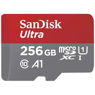 Image de SanDisk Ultra Carte mémoire flash (adaptateur microSDXC vers SD inclus(e)) 256 Go A1 / UHS Class 1 Class10 I