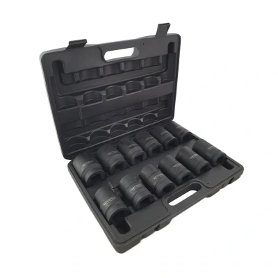 Afbeelding van Weber 1&quot; Krachtdoppen set 6 kant 12 delig 80mmL
