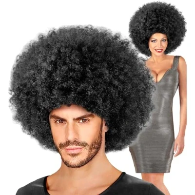 Afbeelding van WIDMANN Maxi afro pruik Pruiken