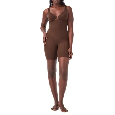 Image de Spanx Higher Power Short pour femme, Marron (Chestnutbrown), 2X