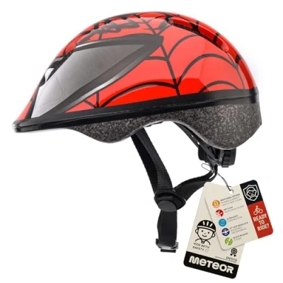Afbeelding van Meteor Fietshelm KS06 S 48 52 cm Roze harten