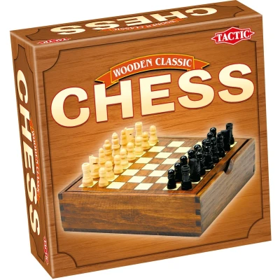 Afbeelding van Schaakspel Tactic Games trendy van hout