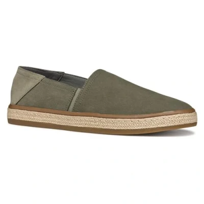 Afbeelding van Geox Espadrilles, Heren, Maat: 44, Light olive green Leer en textiel