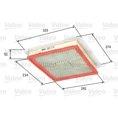 Afbeelding van Valeo Luchtfilter 585174