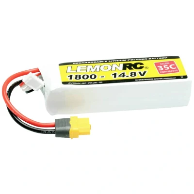 Afbeelding van LemonRC LiPo accupack 14.8 V 1800 mAh Aantal cellen: 4 35 C Softcase XT60