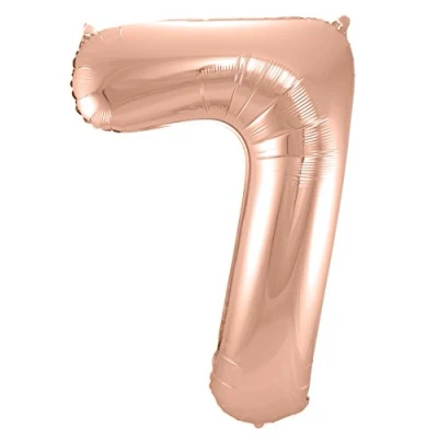 Afbeelding van Ballon folie 7 rose goud 86cm