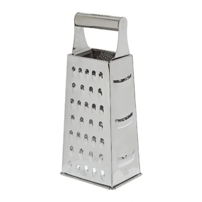Afbeelding van PARENCE. 4 zijdige rasp met ergonomische handgreep roestvrij staal, veelzijdigheid, duurzaam 20 cm