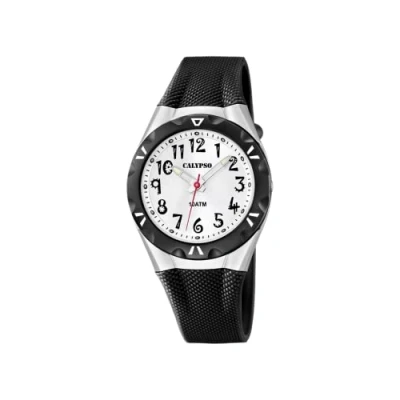 Afbeelding van Calypso K6064/2 Kinderhorloge Polshorloge Kunststof Zwart Ø 34mm