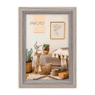 Afbeelding van ZEP Houten Fotolijst Zara A in bruin / grijs voor foto 50x70 cm VZ670A