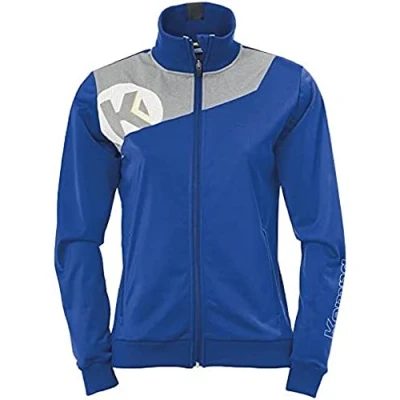 Afbeelding van Kempa Core 2.0 Poly Jacket Dames Royal Blauw Donker Grijs Melange Maat L