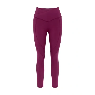 Afbeelding van triaction by Triumph Cardio RTW Tights, Dames, Maat: Large, Dark wine