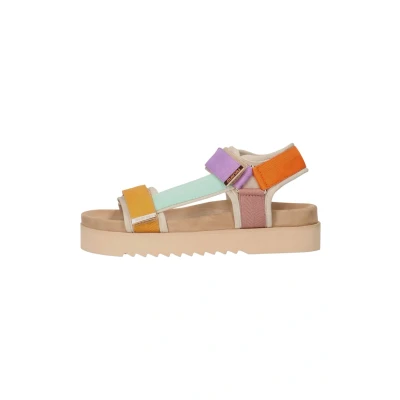 Afbeelding van Maruti BEAU Multi Sandalen met plateauzool, Dames, Maat: 37, Brown Leer