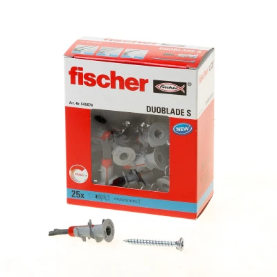 Afbeelding van fischer Gipsplaatplug DuoBlade S met schroef 25 st.