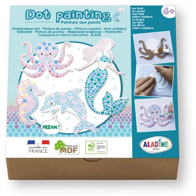 Afbeelding van Aladine Dot Painting Set Zeemeermin