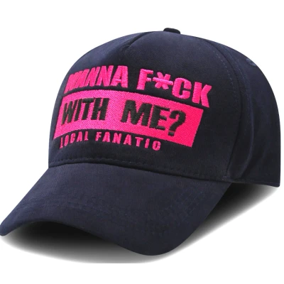Afbeelding van Local Fanatic Baseball Cap Heren F*ck With Me Navy