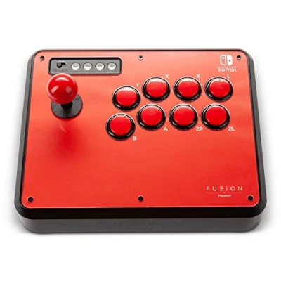 Afbeelding van stick arcade sans fil FUSION de PowerA pour Nintendo Switch, Switch Lite, combat, manette jeu, manette, Bluetooth, gaming