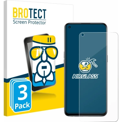 Afbeelding van BROTECT Screenprotector voor realme GT Master Edition Folie Beschermfolie Beschermglas transparant (3 Stuks)