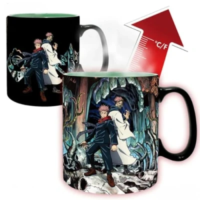 Afbeelding van JUJUTSU KAISEN HeatChange mok 460 ml Itadori &amp; Sukuna karton