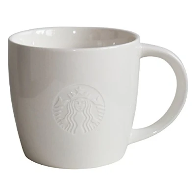 Afbeelding van STARBUCKS Coffee Cup Witte Mok Koffiemok Klassieke Collectors Venti 20oz
