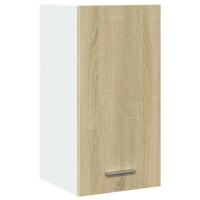 Afbeelding van Hangkast 29,5x31x60 cm bewerkt hout sonoma eikenkleurig