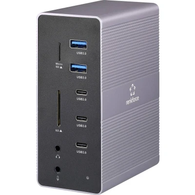 Afbeelding van Renkforce RF DKS 910 USB C dockingstation Geschikt voor merk (dockingstation): Universeel MacBook Incl. laadfunctie