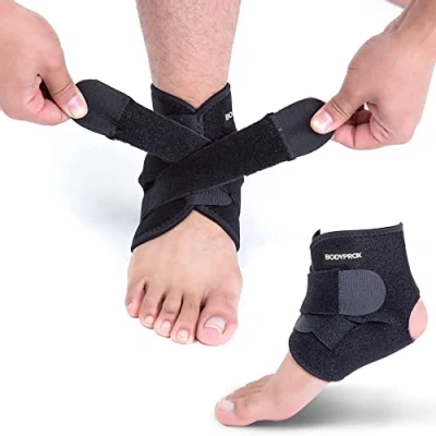 Afbeelding van Bodyprox Enkelbandage, ademende neopreen hoes, verstelbaar