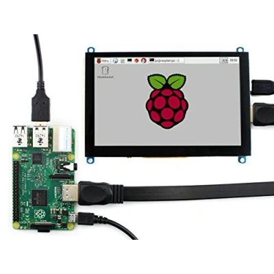Image de Waveshare 5inch HDMI LCD (H) 800x480 Hardware Resolution Capacitive Touch Screen Supports Multi Mini PCs Systems Raspberry Pi