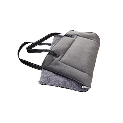 Afbeelding van Nobby 2 in 1 deken tas shanta donkergrijs 90 x 60 cm