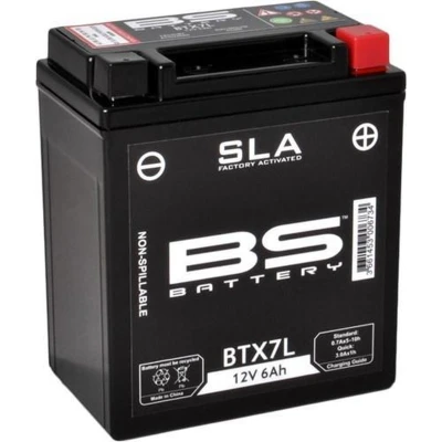 Afbeelding van BS battery 300673 btx7l AGM SLA Motorfiets Batterij Zwart