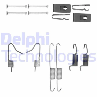 Afbeelding van DELPHI LY1402 Toebehoren, parkeerremschoen NISSAN: Qashqai / Qashqai+2 I, TOYOTA: Corolla IX Station Wagon, Yaris I Hatchback, Saloon