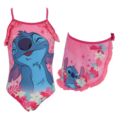 Afbeelding van Lilo &amp; Stitch Badpak + Sarong Maat 3/4 Jaar 8721122785720