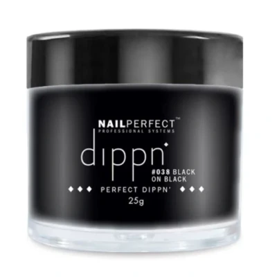 Afbeelding van Nail Perfect Dippn #038 Black On 25gr