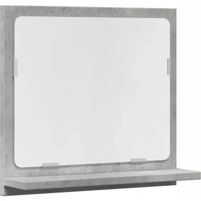 Afbeelding van vidaXL Badkamerspiegelkast 40x11x37 cm bewerkt hout betongrijs